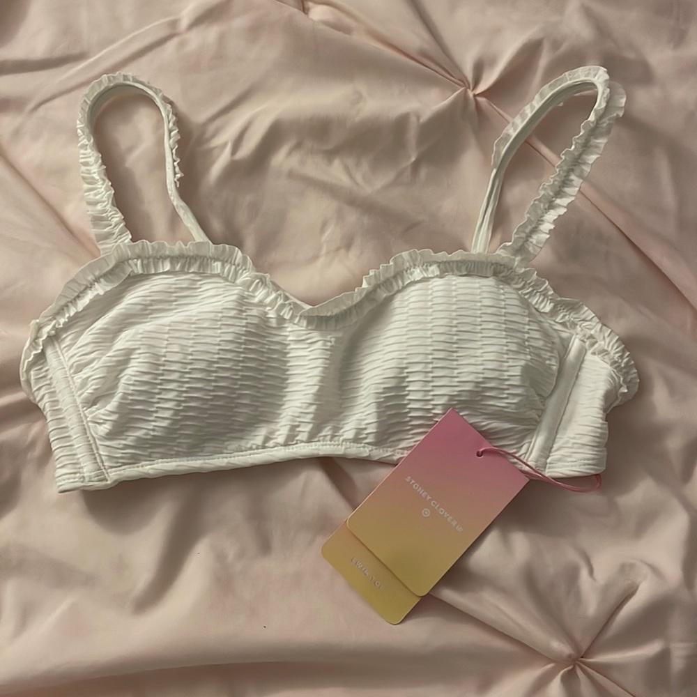 stoney clover swim suit top